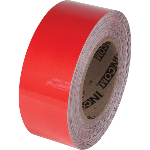Tuff Mark&reg; Floor Marking Tape, 4" x 100', Polyester, Red PB Rental Co. Ltd.