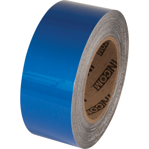 Ruban de marquage pour plancher Tuff Mark, 4" x 100', Polyester, Bleu PB Rental Co. Ltd.