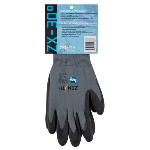 Gants enduits de premi&egrave;re qualit&eacute; ZX-30°, 10/T-Grand, R&ecirc;vetement PVC, Calibre 15, Enveloppe en Nylon PB Rental Co. Ltd.