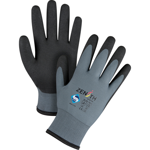 Gants enduits de premi&egrave;re qualit&eacute; ZX-30°, 10/T-Grand, R&ecirc;vetement PVC, Calibre 15, Enveloppe en Nylon PB Rental Co. Ltd.