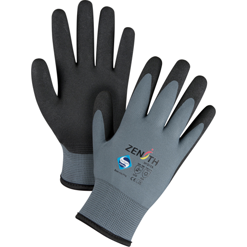 Gants enduits de premi&egrave;re qualit&eacute; ZX-30°, 11/2T-Grand, R&ecirc;vetement PVC, Calibre 15, Enveloppe en Nylon PB Rental Co. Ltd.