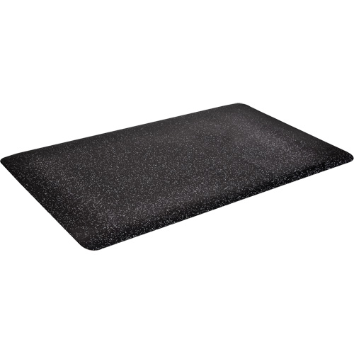 Tapis antimicrobiens WD Foodmaster, Lisse, 2' x 3' x 9/16", Noir, Mousse de vinyle PB Rental Co. Ltd.