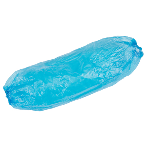 Disposable Sleeves, 18" long, Polyethylene, Blue PB Rental Co. Ltd.