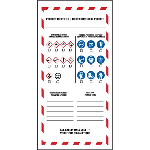 OTS GHS Labels, Vinyl, Sheet, 4" L x 2" W PB Rental Co. Ltd.
