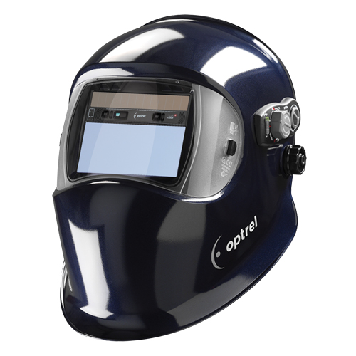 E684 Welding Helmets, 4.25" L x 2" W View Area, 4/5 - 13 Shade Range, Blue PB Rental Co. Ltd.