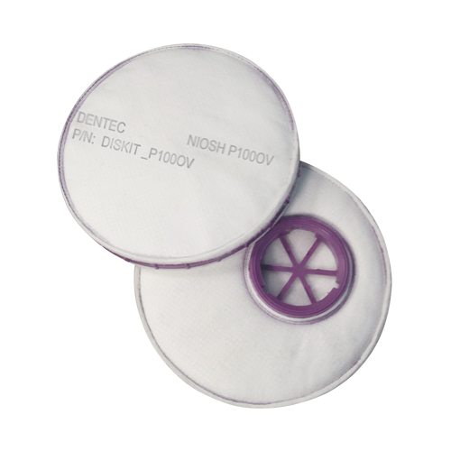 Filtre pour respirateur Diskit, Filtre contre les particules avec suppresion de vapeurs nuisibles, Vapeur organique/Filtre P100 PB Rental Co. Ltd.