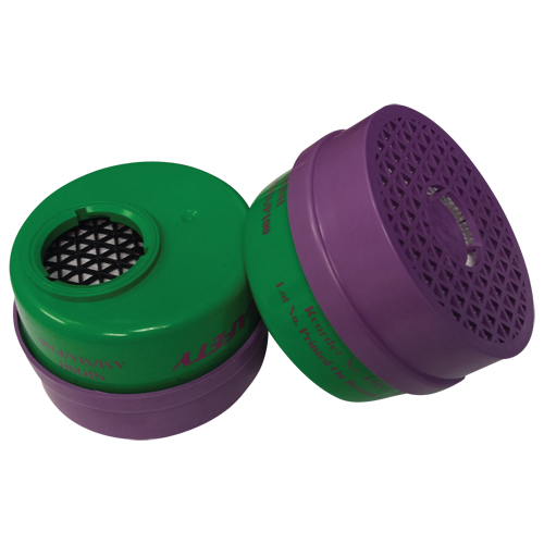 Respirator Cartridge, Combination Gas/Vapour Cartridge and Particulate Filter, Ammonia/Methylamine/P100 Filter PB Rental Co. Ltd.
