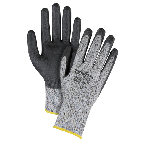 Gants &eacute;lastiques sans coutures r&eacute;sistants &agrave; la coupe, Taille T-Grand/10, Calibre 13, Rev&ecirc;tement Polyur&eacute;thane, Enveloppe en PEHP, ANSI/ISEA 105 niveau 2/EN 388 niveau 3 PB Rental Co. Ltd.
