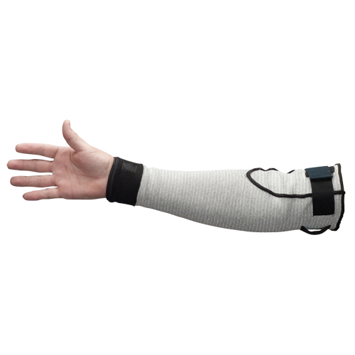 Manchons r&eacute;sistants aux coupures G60 KleenGuard, Dyneema, 18", ANSI/ISEA 105 niveau 3/EN 388 niveau 5, Blanc PB Rental Co. Ltd.
