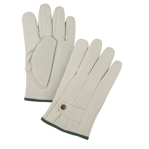Gants de cordeur de premi&egrave;re qualit&eacute;, Moyen, Paume Cuir fleur de vache PB Rental Co. Ltd.