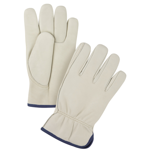 Premium Winter-Lined Driver's Gloves, X-Large, Grain Cowhide Palm, Fleece Inner Lining PB Rental Co. Ltd.