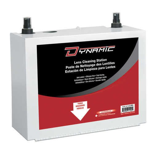 Poste de nettoyage de lentilles Dynamic, M&eacute;tal, 8" lo x 5" p x 6" h PB Rental Co. Ltd.
