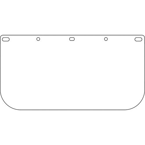 Visi&egrave;re pour &eacute;cran facial Dynamic, PETG, Teinte Transparent PB Rental Co. Ltd.