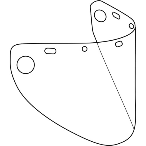 Dynamic Formed Faceshield, Copolyester/PETG, Clear Tint PB Rental Co. Ltd.
