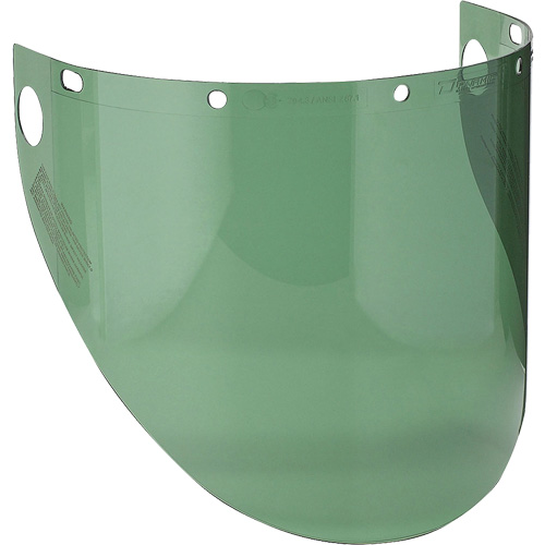 Dynamic Formed Faceshield, Polycarbonate, Green Tint PB Rental Co. Ltd.