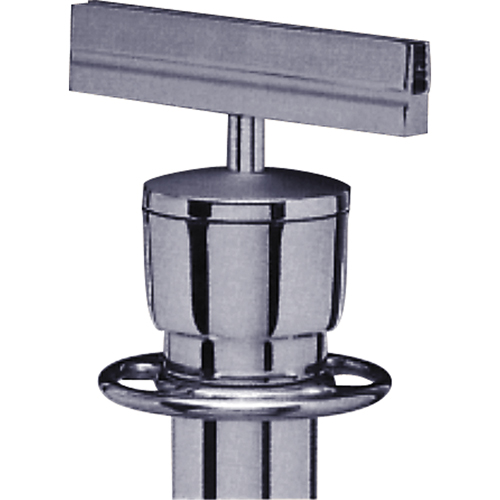 Sign Bracket for Portable Post, Satin Chrome PB Rental Co. Ltd.