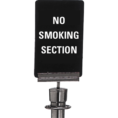 Enseigne de contr&ocirc;le des foules  No Smoking , 11" x 7", Plastique, Anglais PB Rental Co. Ltd.