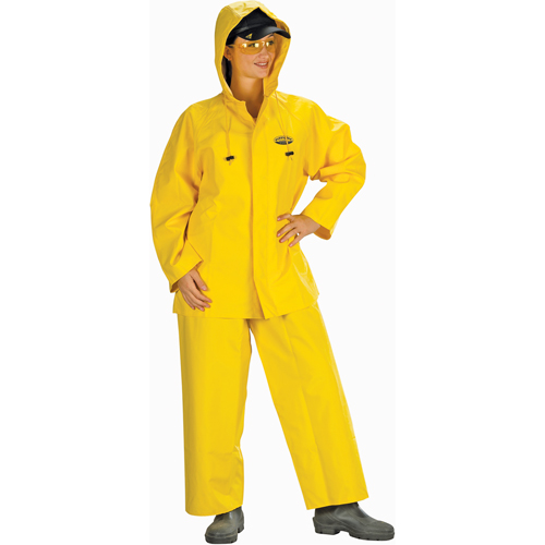 Hurricane Flame Retardant/Oil Resistant Rain Suits - Rainsuits, 4X-Large, Yellow PB Rental Co. Ltd.