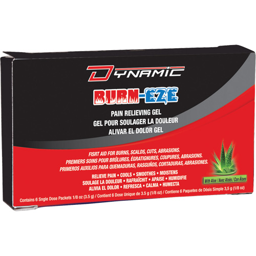 Gel Burn-Eze pour le soulagement de la douleur Dynamic, Gel, Classe 2 PB Rental Co. Ltd.