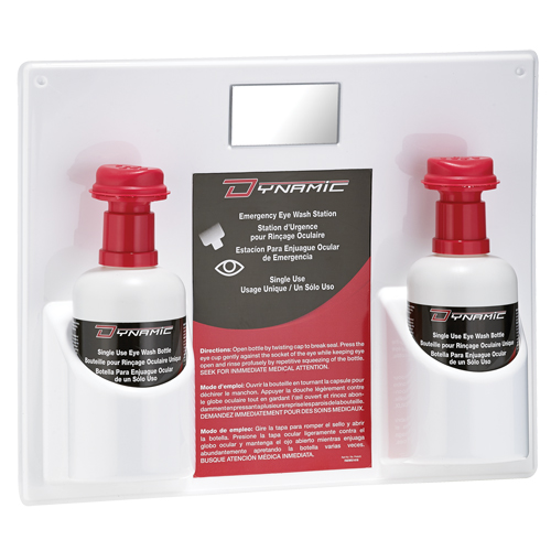 Dynamic Single-Use Eyewash Station with Isotonic Solution, Double PB Rental Co. Ltd.