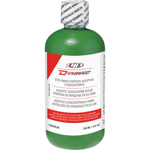 Additif concentr&eacute; pour douche oculaire Dynamic, Bouteille Plein, 8 oz PB Rental Co. Ltd.