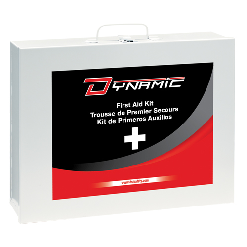Dynamic General-Purpose Industrial First Aid Kit, Class 1 Medical Device, Metal B PB Rental Co. Ltd.