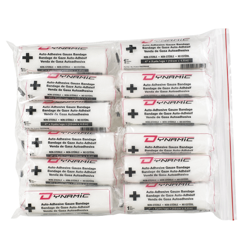 Bande de gaze Dynamic, Rouleau, 15' lo x 4" la, Dispositif m&eacute;dical Classe 1 PB Rental Co. Ltd.
