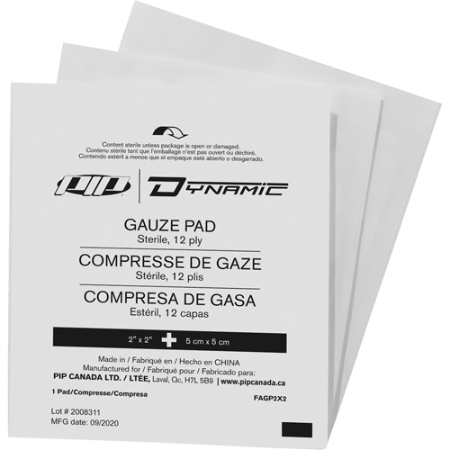 Dynamic Gauze, Pad, 2" L x 2" W, Sterile, Medical Device Class 1 PB Rental Co. Ltd.
