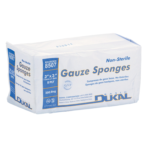 &eacute;ponge de gaze Dynamic, Tampon, 3" lo x 3" la, Dispositif m&eacute;dical Classe 1 PB Rental Co. Ltd.