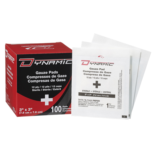 Dynamic Gauze, Pad, 3" L x 3" W, Sterile, Medical Device Class 1 PB Rental Co. Ltd.