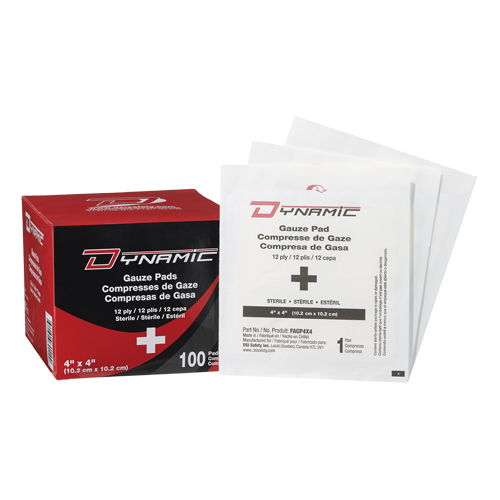 Dynamic Gauze, Pad, 4" L x 4" W, Sterile, Medical Device Class 1 PB Rental Co. Ltd.