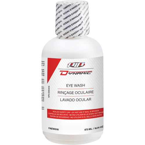 Solution pour douche oculaire Dynamic, 16 oz PB Rental Co. Ltd.