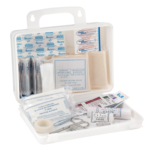 Trousse de premiers soins pour camion Dynamic, Dispositif m&eacute;dical Classe 1, Boîte en plastique PB Rental Co. Ltd.