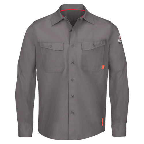 Chemises de travail IQ Endurance pour hommes, Petit, Gris PB Rental Co. Ltd.