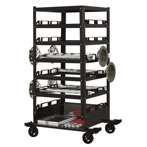 Six Tier Storage Cart, Steel PB Rental Co. Ltd.