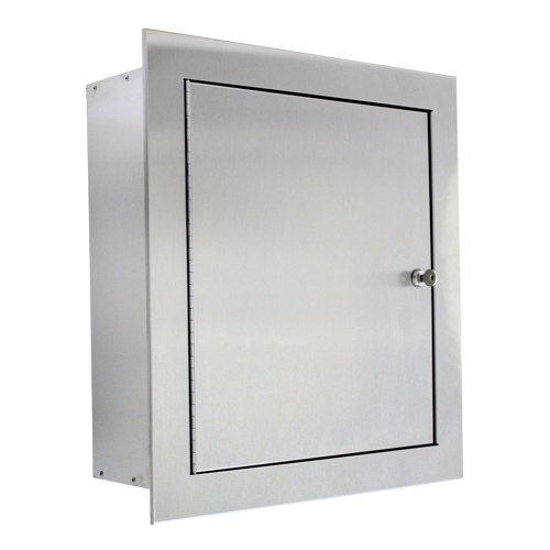 Armoire &agrave; soupape en acier inoxydable en retrait PB Rental Co. Ltd.