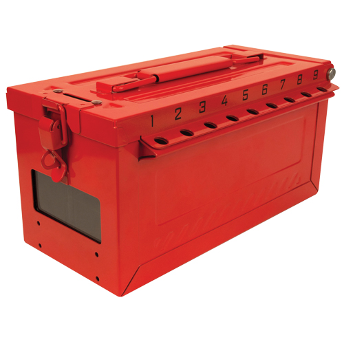 Petit boîtier verrouillable pour groupe, Rouge PB Rental Co. Ltd.