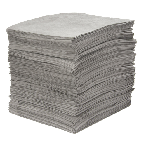 Premium Meltblown Sorbent Pads, Universal, 15" x 18", 25 gal. Absorbancy PB Rental Co. Ltd.