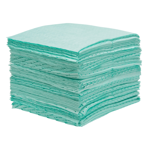 Premium Bonded Sorbent Pads, Hazmat, 15" x 18", 25 gal. Absorbancy PB Rental Co. Ltd.