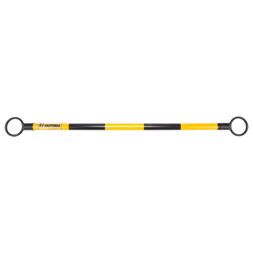 Telescopic Barricade Bar, 85" Extended Length, Black/Yellow PB Rental Co. Ltd.