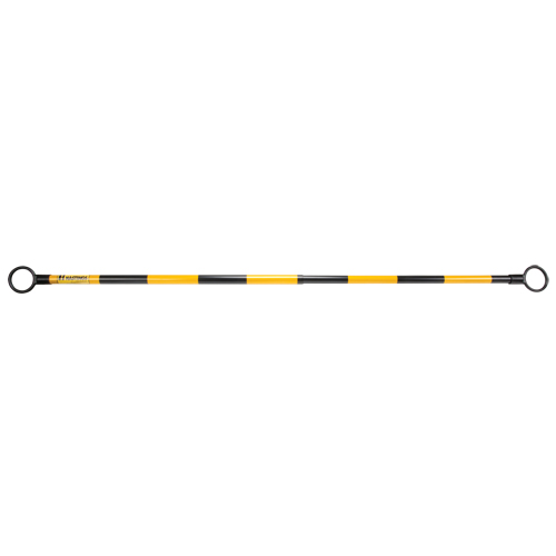 Telescopic Barricade Bar, 85" Extended Length, Black/Yellow PB Rental Co. Ltd.