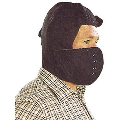 Hard Hat Winter Liner with Removable Face , Cotton/Kasha Lining, One Size, Black PB Rental Co. Ltd.