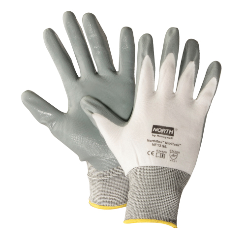 NorthFlex Nitri Task Gloves, X-Large, Nitrile Coating, 13 Gauge, Nylon Shell PB Rental Co. Ltd.