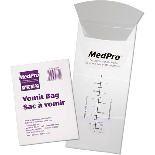 Sacs pour v&ocirc;missure Medpro PB Rental Co. Ltd.
