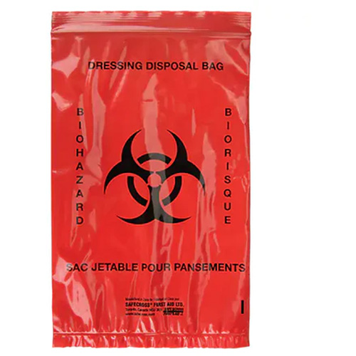 Sacs pour d&eacute;chets dangereux Dynamic, Biorisque, 9" lo x 6" la, 2,0 mils PB Rental Co. Ltd.