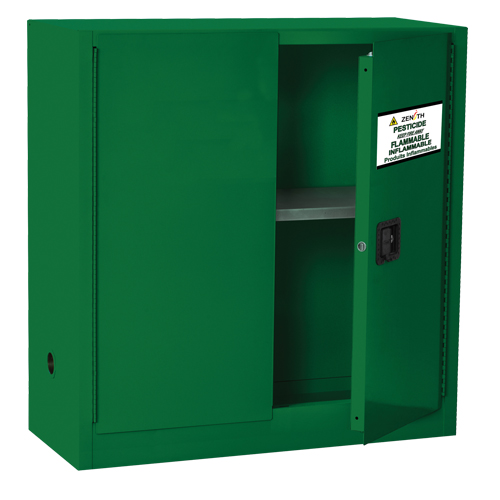 Armoire de rangement pour pesticides, 30 gal., 44" h x 43" l x 18" p PB Rental Co. Ltd.