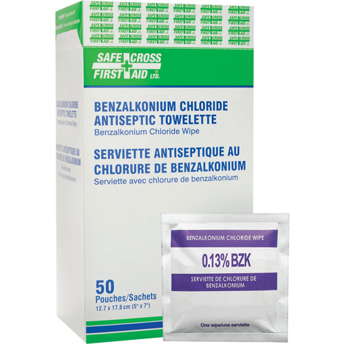 Lingettes antiseptiques au chlorure de benzalkonium, Serviette, Antiseptique PB Rental Co. Ltd.