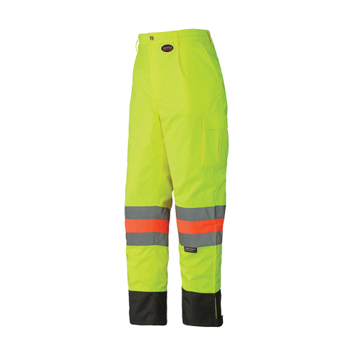 6039 Pantalon de s&eacute;curit&eacute; imperm&eacute;able pour le contr&ocirc;le de la circulation, Polyester, T-petit, Jaune lime haute visibilit&eacute; PB Rental Co. Ltd.