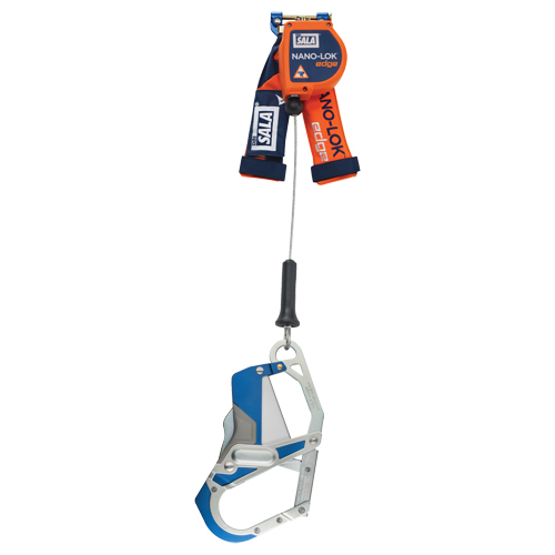 C&acirc;ble de s&eacute;curit&eacute; autor&eacute;tractable pour rebord Nano-Lok, 7,3', Acier inoxydable, Pivotant PB Rental Co. Ltd.