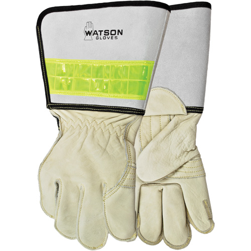 Circuit Breaker Linesman Welding Gloves, Grain Cowhide, Size Medium PB Rental Co. Ltd.